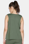 Zelocity Quick Dry Contour Tank Top - Four Leaf Clover — thumbnail 3